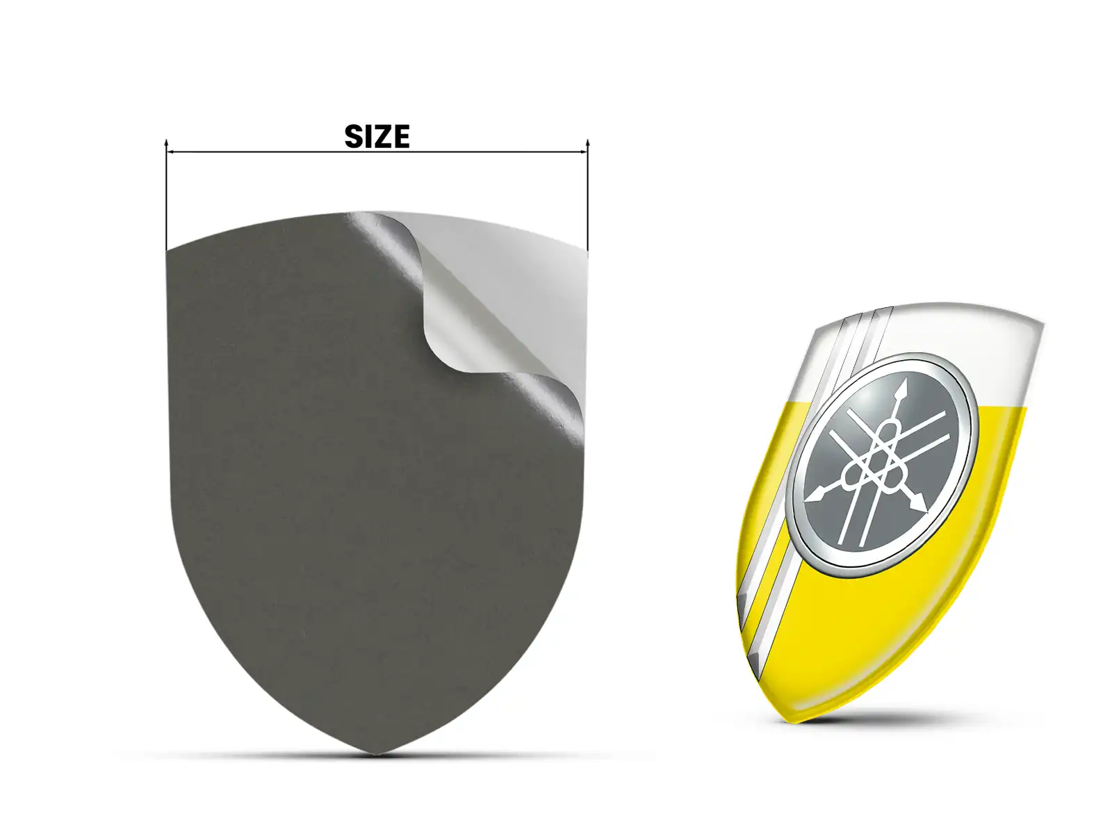 Yamaha Autoaufkleber Premium Stern Modern
